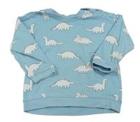 Světlemodrá mikina s dinosaury H&M