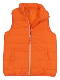 Neonově oranžová šusťáková zateplená funkční vesta Mountain Warehouse
