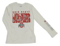 Bílé triko s nápisem