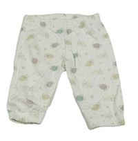 Smetanové tepláky s ovcemi