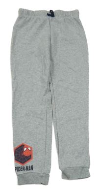 Šedé melírované tepláky se Spidermanem Marvel