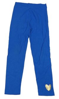 Modré legíny se srdcem Studio