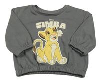 Tmavošedá mikina se Simbou Primark