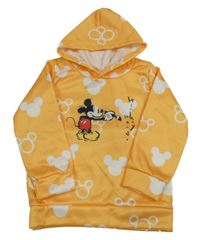 Žlutá mikina s Mickeym a kapucí