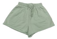 Světlezelené teplákové kraťasy H&M