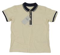 Nové - Smetanové polo tričko s kapsou George
