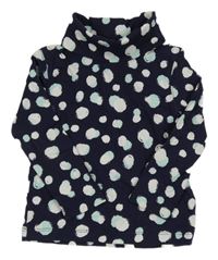 Tmavomodro-bílý puntíkatý rolák Lupilu