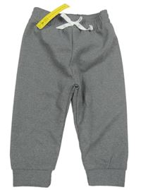 Nové - šedé vzorované tepláky shein