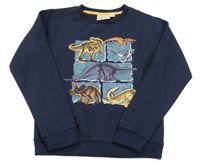 Tmavomodrá mikina s dinosaury Mountain Warehouse