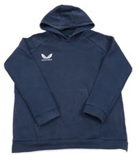 Tmavomodrá mikina s logem a kapucí Castore