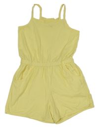 Žlutý kraťasový overal Pep&Co