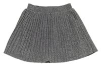 Stříbrná třpytivá skládaná sukně Primark