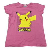 Růžové tričko s Pikachuem 