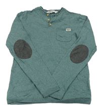 Zeleno-šedý svetr H&M