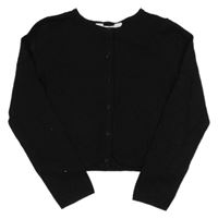 Černý propínací crop svetr H&M