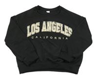 Černá mikina s nápisem Shein