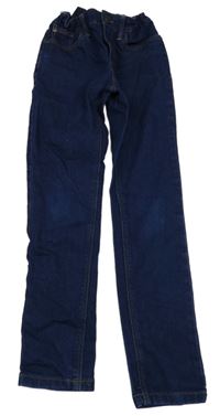 Tmavomodré skinny rifle C&A