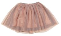 Růžovo-šedá tylová sukně Pep&Co