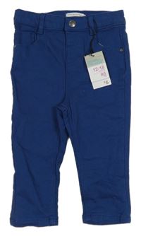 Nové - Tmavomodré teplákové skinny rifle Primark