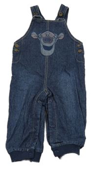 Tmavomodré laclové cuff s Tygrem George