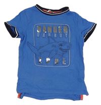 Tmavomodré tričko se žralokem Pep&Co