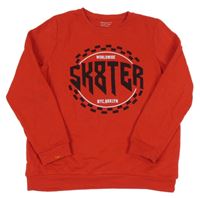 Červená mikina s nápisem Primark