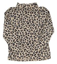 Béžovo-černý rolák s leopardím vzorem V by Very