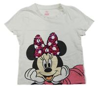 Bílé tričko s Minnie C&A
