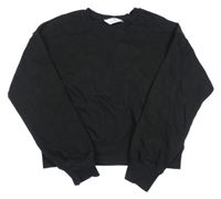 Černá crop mikina H&M