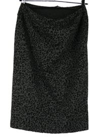 Dámská černo-šedá vzorovaná midi sukně zn. Debenhams 