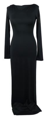 Nové - Dámské černé dlouhé šaty H&M