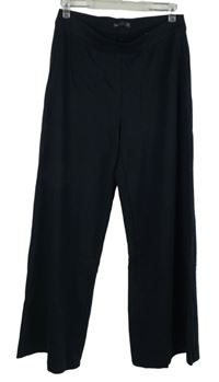 Dámské tmavomodré teplákové volné kalhoty M&S