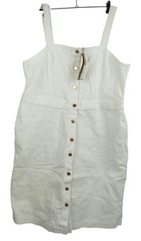 Nové - Dámské bílé riflové propínací šaty Monsoon