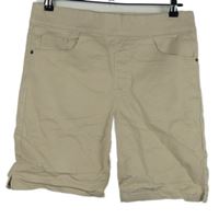 Dámské béžové elastické riflové kraťasy DKNY 