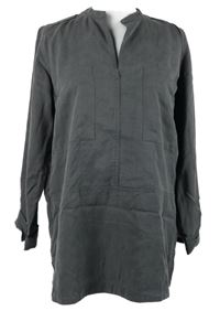 Dámská tmavošedá polo halenka GAP 