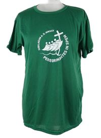 Pánské zelené tričko s potiskem