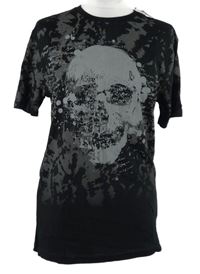 Nové - Pánské černo-béžové tričko s potiskem Pep&Co