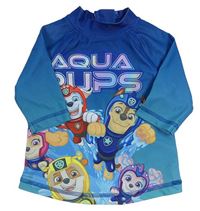 Modré UV triko s Paw Patrol George