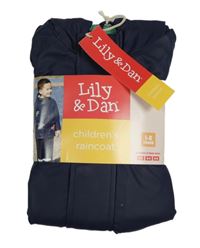 Nové- Tmavomodrá nepromokavá podzimní bunda s kapucí Lily & Dan