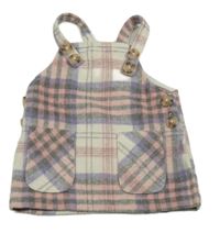 Barevné kostkované flaušové šaty Primark