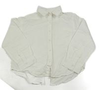 Bílá lněná halenka Zara