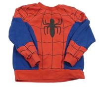 Červeno-modrá mikina se Spidermanem H&M