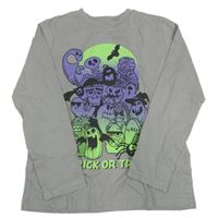 Šedé triko s obrázkem H&M