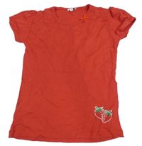 Červené tričko s jahodami TCM