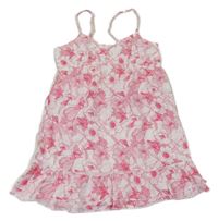 Bílé květované šaty H&M