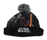 Černá čepice se Starwars a bambulí George