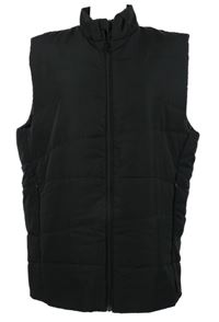 Dámská černá funkční šusťáková zateplená vesta Decathlon