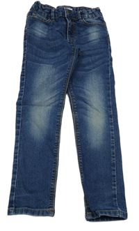 Tmavomodré rifle Kiabi 