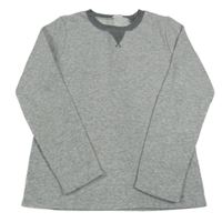 Šedá melírovaná mikina 