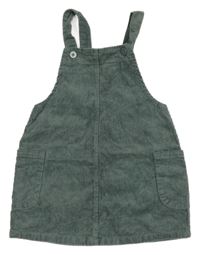 Šedé manšestrové laclové šaty Primark